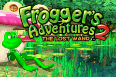 Froggers Adventures 2 Lost Wand title screen for GameBoy Advance